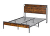 Rustic Charging Bed Frame