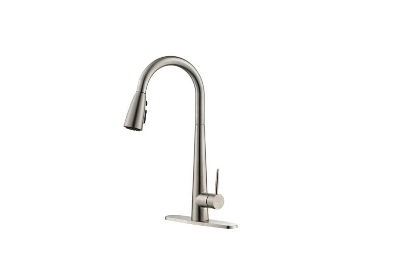 Sleek Pull-Down Kitchen Faucet