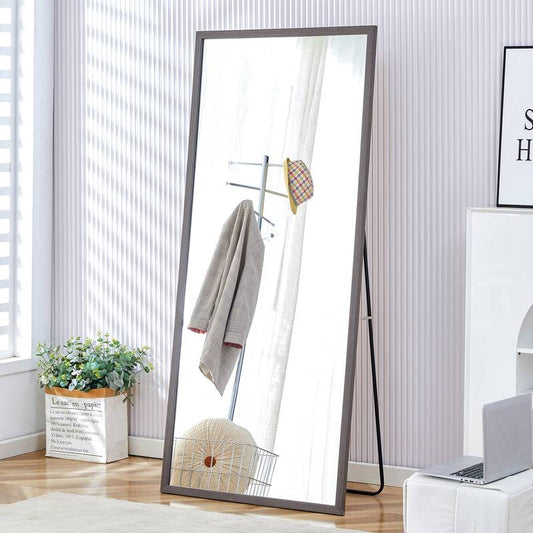 Elegant Full-Length Wooden Mirror