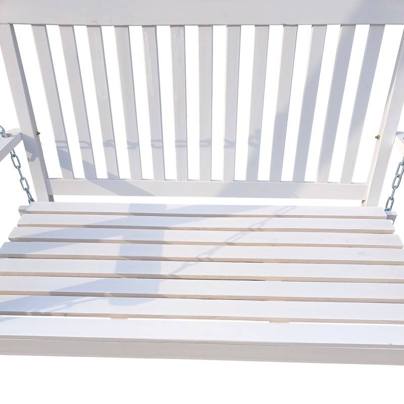 Cozy Hanging Porch Swing with Armrests