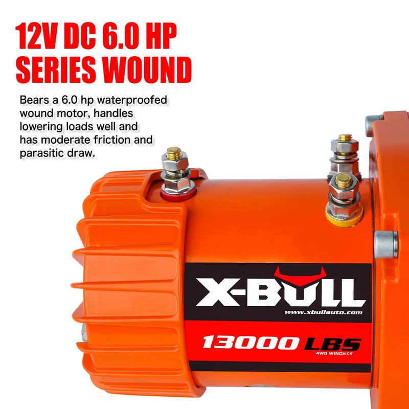X-BULL Power Pull Electric Winch with Synthetic Rope