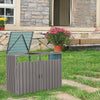 Garden Trash Can Shed - Stylish Outdoor Storage for Your Bins