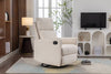 Cozy Beige Swivel Rocker Glider Chair