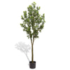 Lush Curved Greenery Garden Door Decor