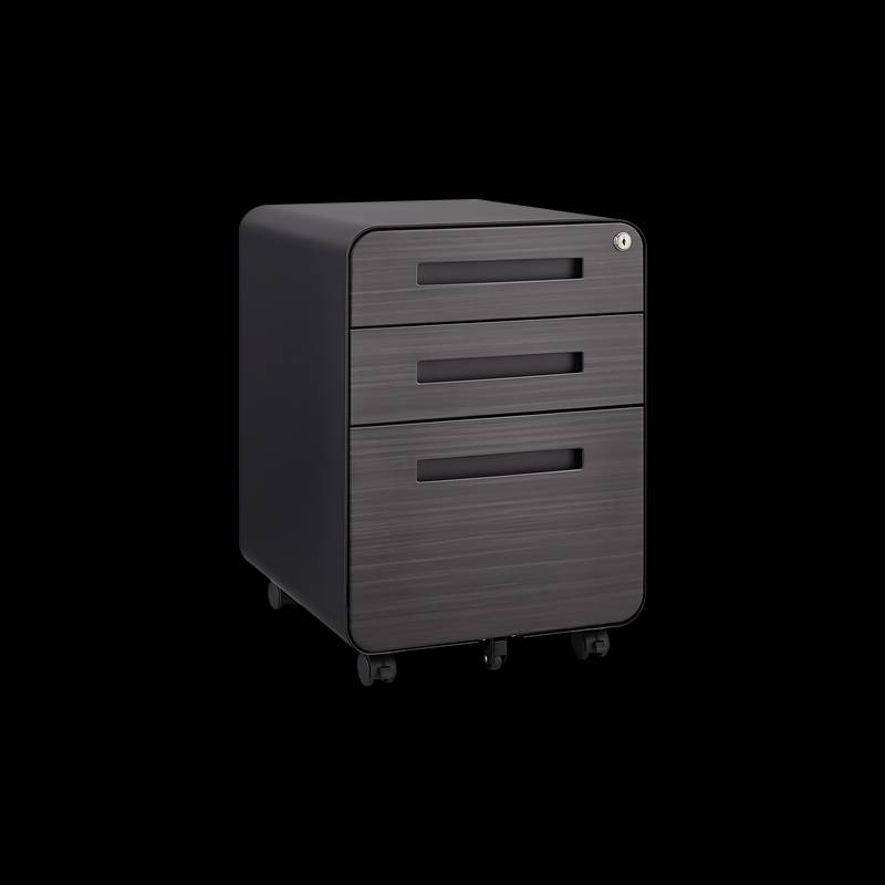 Versatile Mobile File Cabinet with Easy Glide Wheels