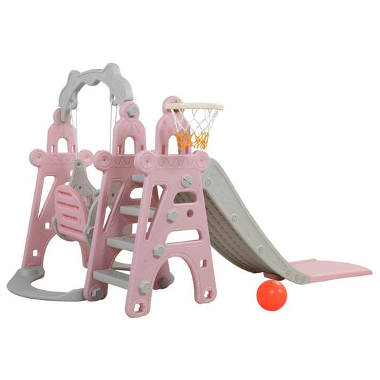 Playtime Adventure Set: Swing, Slide & Hoop - Perfect for Indoor & Outdoor Fun!