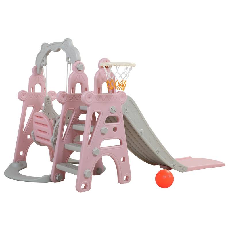 Playtime Adventure Set: Swing, Slide & Hoop - Perfect for Indoor & Outdoor Fun!