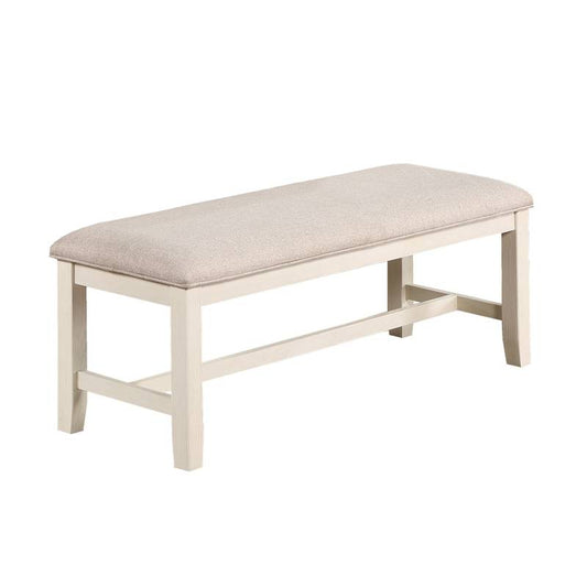 Cozy Beige Dining Bench