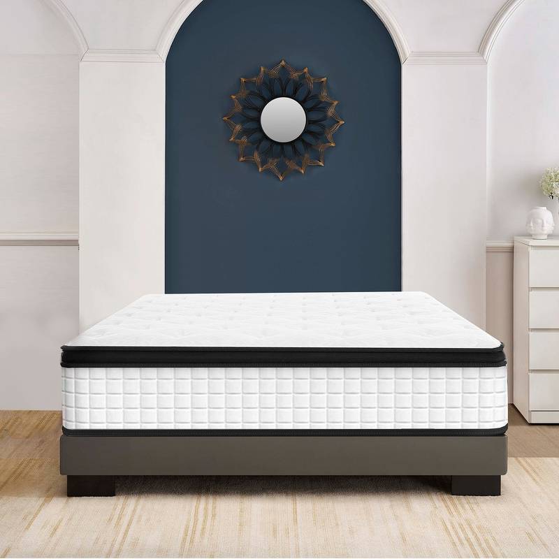 CoolComfort Hybrid Mattress - Twin Size 12 Inch Memory Foam Bliss