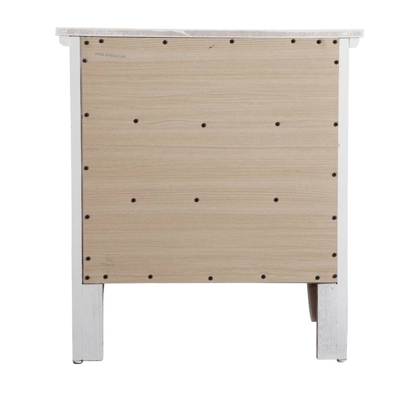 Chic White Nightstand