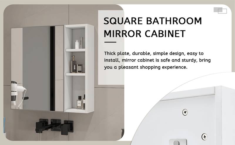 Space-Savvy Mirror Cabinet Duo