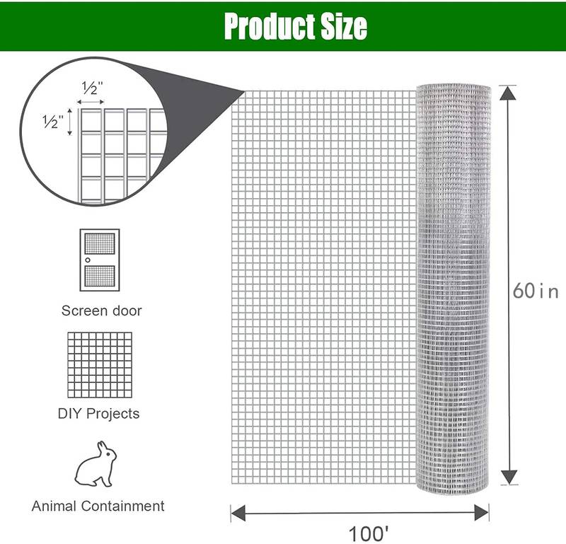 Galvanized Garden Wire Fencing Roll