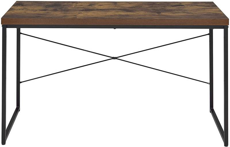 Rustic Bob Desk in Weathered Oak & Black