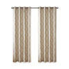 Fretwork Grommet Curtain Panel
