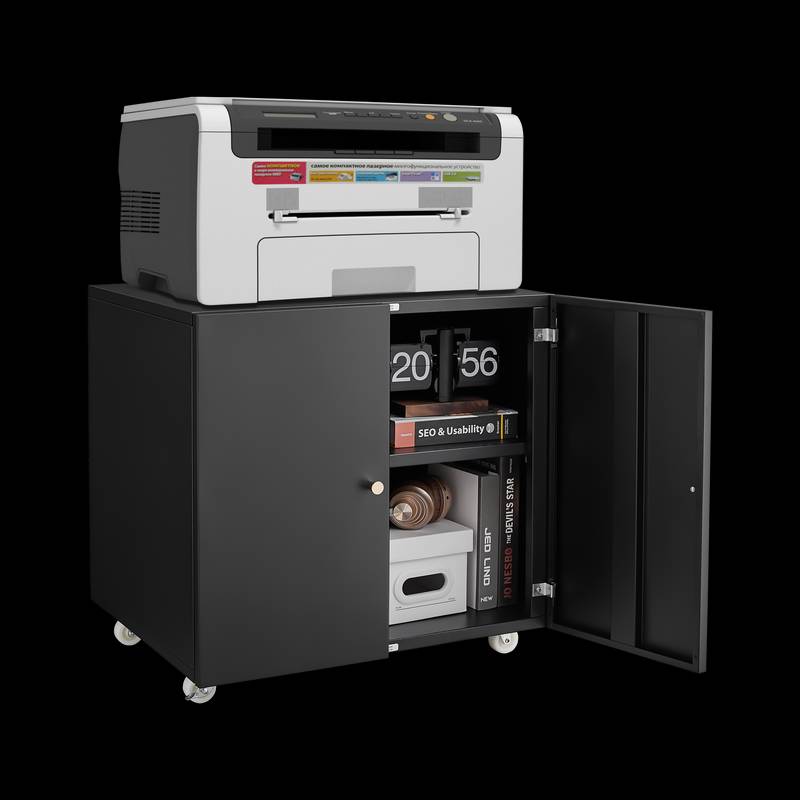 Rolling Printer Stand & File Cabinet