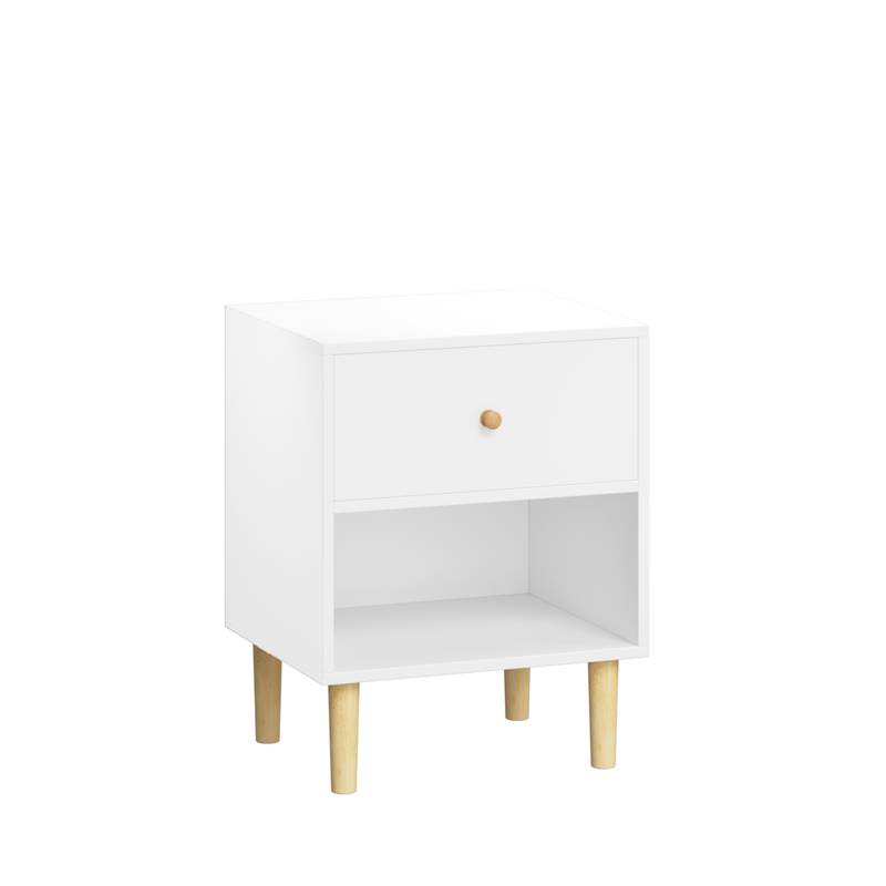 Charming White Nightstand for All Ages