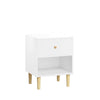 Charming White Nightstand for All Ages