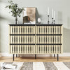 Chic Fluted Storage Cabinet