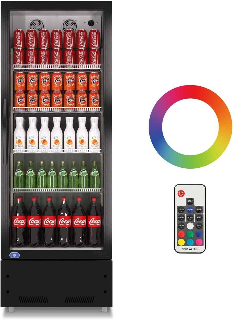 Chill & Shine Glass Door Fridge