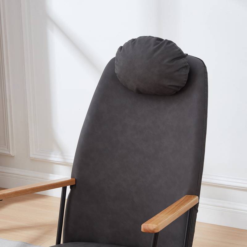 Cozy Rocking Chair with Adjustable Headrest