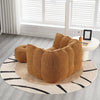 Cozy Foam Bean Bag Chair with Footstool – Perfect for Gaming, Reading, and Relaxing!