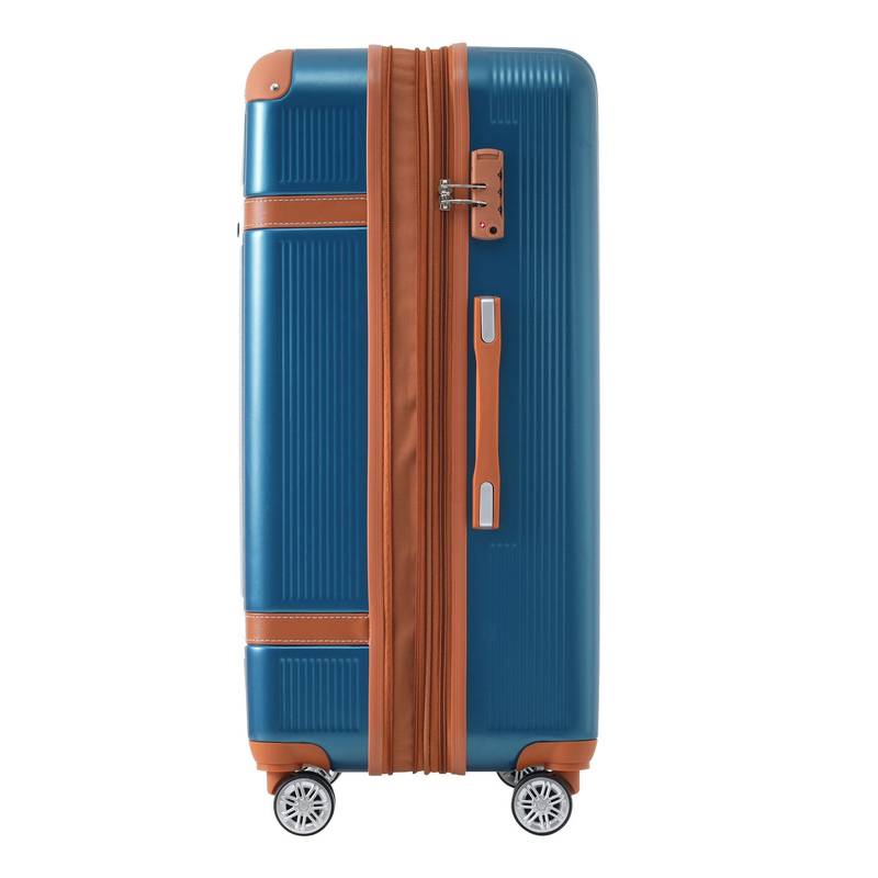 Lightweight Triple Spinner Luggage Set with TSA Lock
