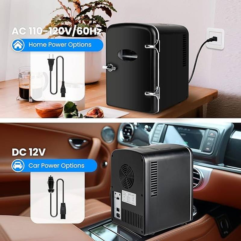 Chill & Heat Mini Fridge: Eco-Friendly Portable Cooler & Warmer