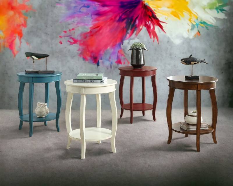 Teal Bliss Side Table