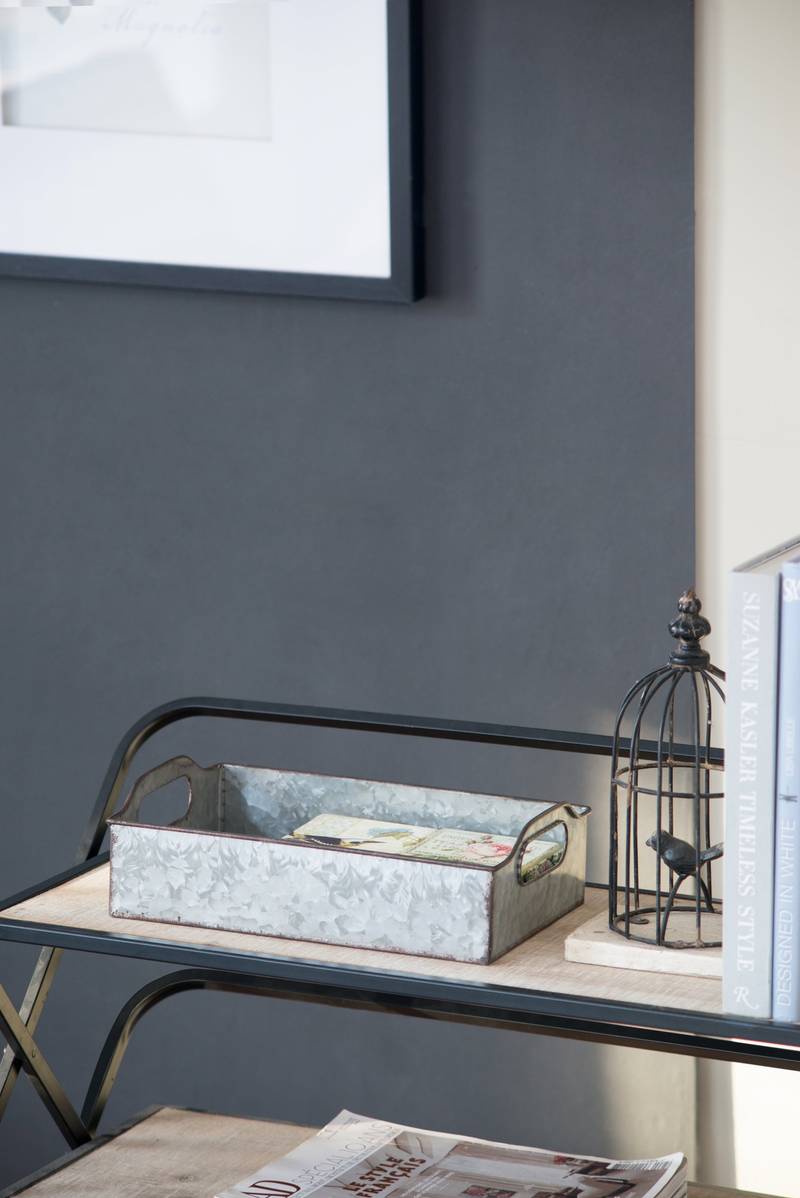 Chic Gray Nesting Trays Set