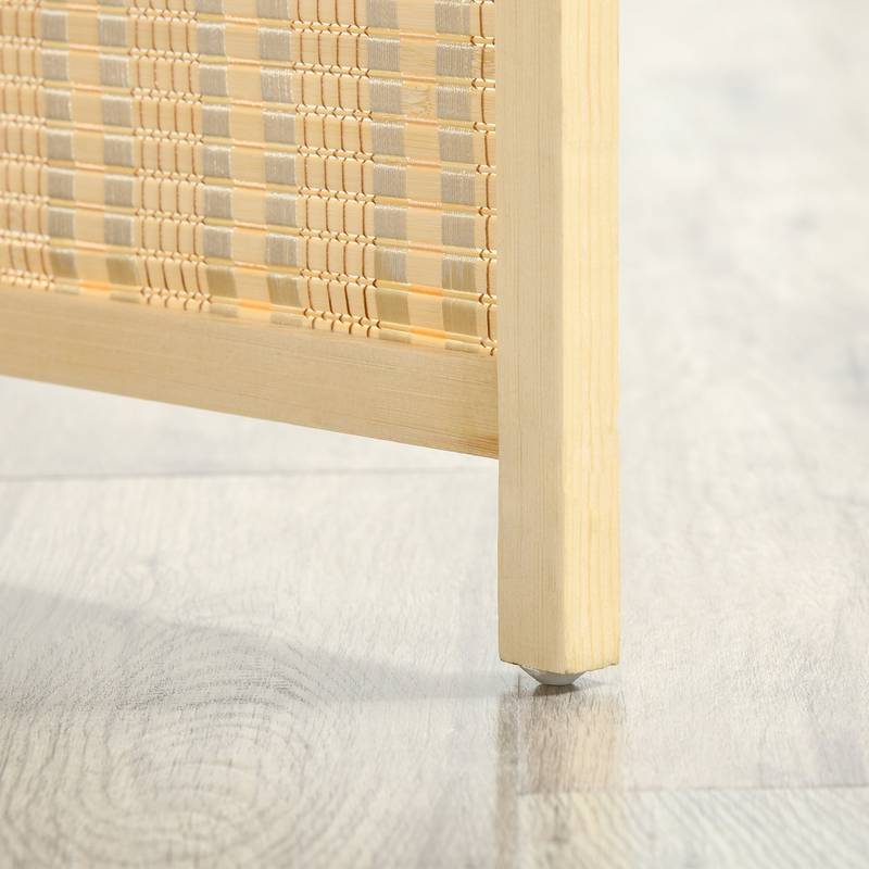 Bamboo Folding Privacy Screen & Storage Divider