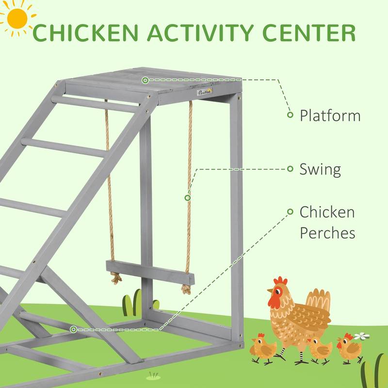 Happy Chickens Swing Set & Play Station