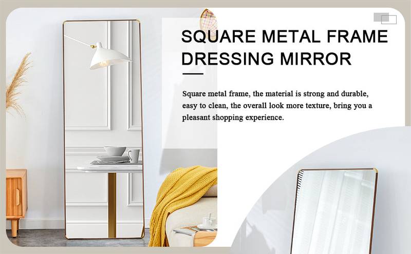 Stylish Full-Length Floor Mirror – Perfect for Any Space!
