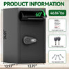 Secure Drop Safe Box with Silent Deposit and Digital Lock