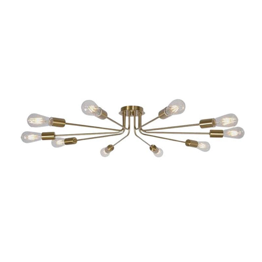 Radiant Gold Sputnik Chandelier