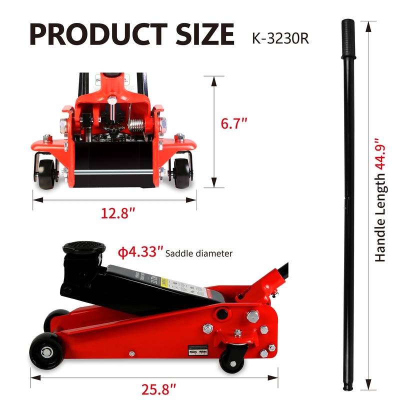 Quick Lift Low Profile Racing Jack