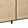 Chic Rattan Storage Cabinet