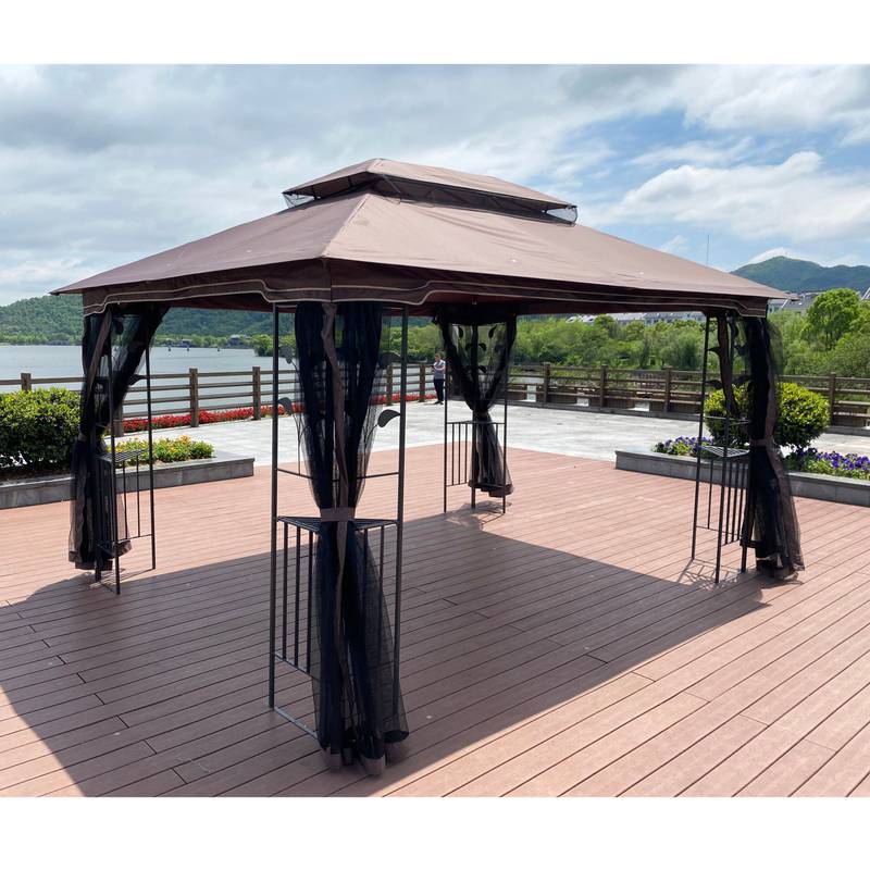 Cozy Patio Oasis Canopy Tent with Mosquito Netting