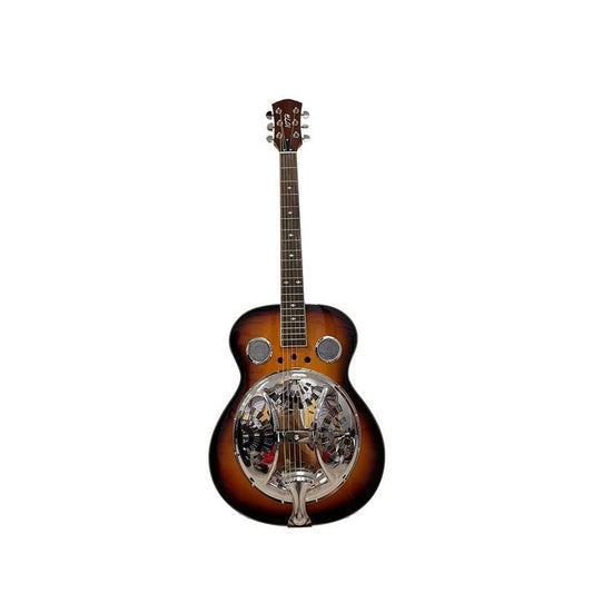 Easy Play Resonator Guitar with Built-In Pickup