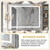 Illuminate & Reflect: Modern LED Bathroom Mirror