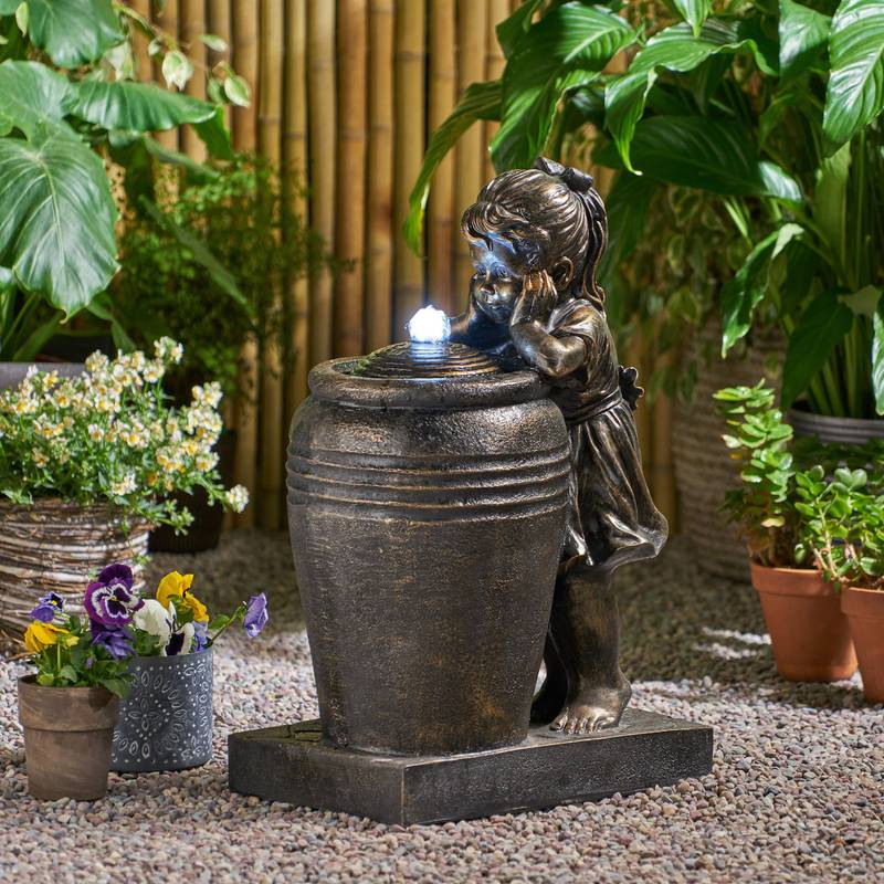 Radiant Outdoor Floor Fountain