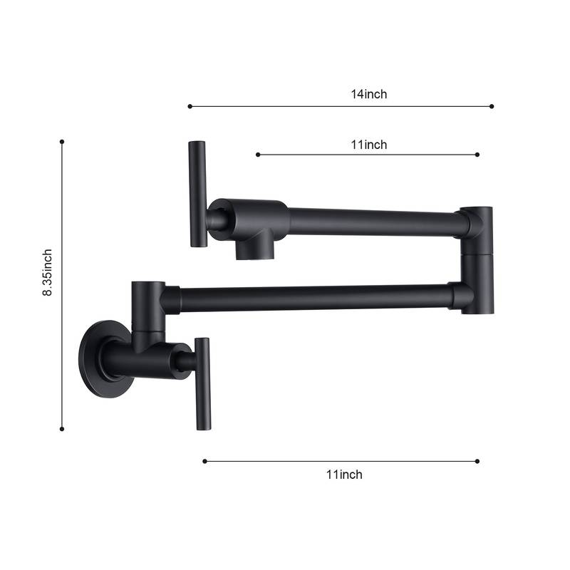 Space-Saving Kitchen Pot Filler Faucet