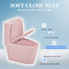 Pink Rose Eco-Friendly Comfort Toilet