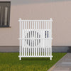 Chic Privacy Panels for Your AC & Trash Can