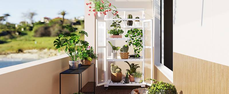 Garden Haven Portable Greenhouse with Wheels
