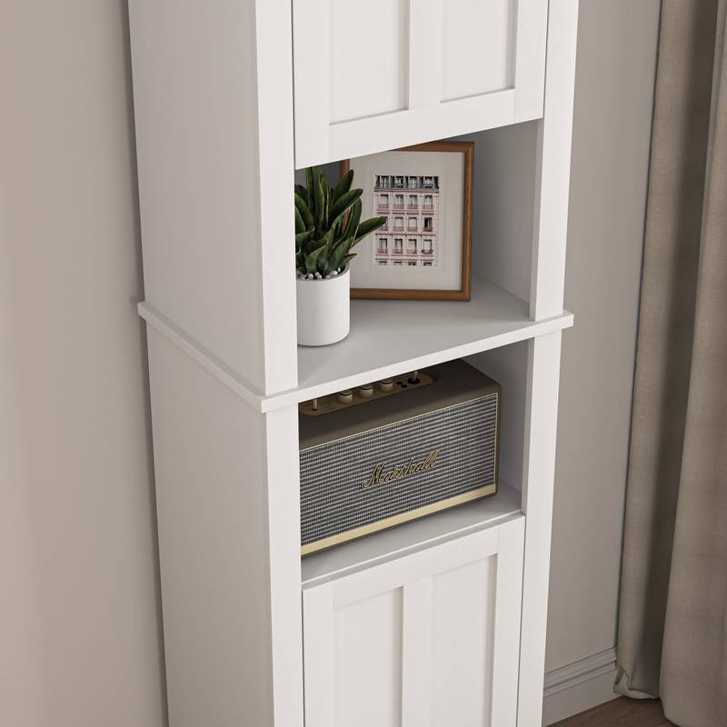 Chic Wooden Storage Cabinet for Bathroom and Living Room