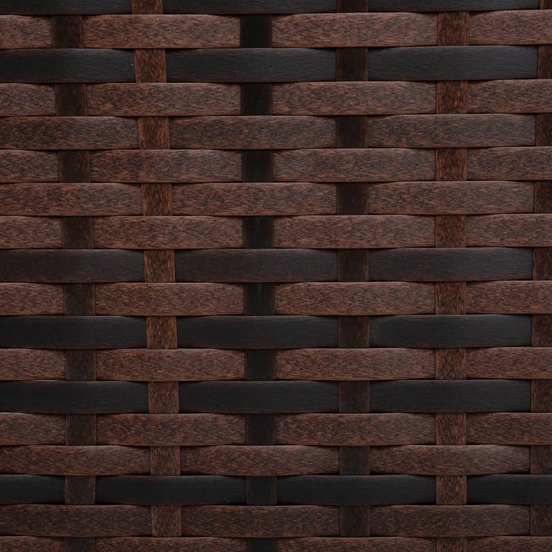 Chic Outdoor Wicker Lounge Set with Glass Table