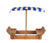 Magic Sand Playground with Adjustable Cover and Cozy Benches