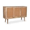 Chic 3-Drawer Sideboard with Trendy Doors