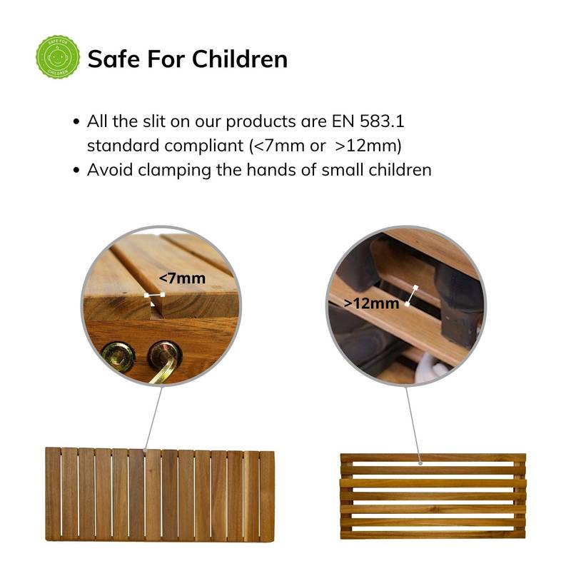 Natural Acacia Shoe Rack Bench - Stylish Entryway Organizer