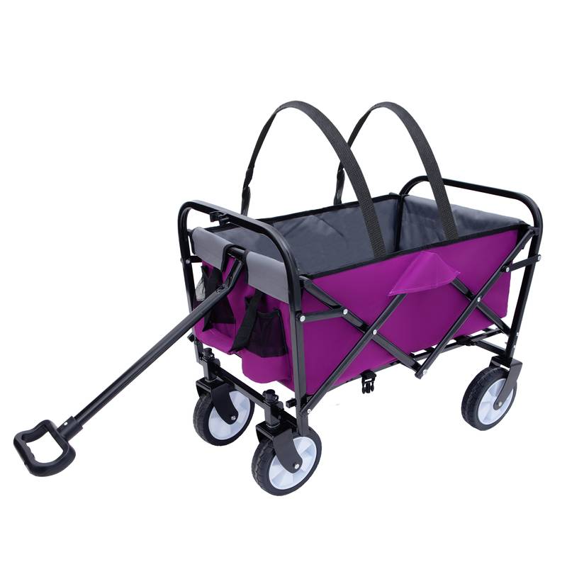 Purple Flexi Wagon: The Ultimate Collapsible Cart for All Your Adventures!